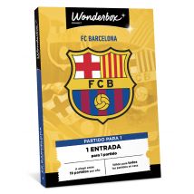 Wonderbox FC Barcelona - 1 entrada Cofre y Caja Regalo ENTERTAINMENT - Ideas de regalos originales Entrada válida para un partido del FC Barcelona a 