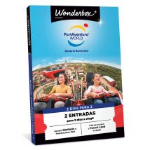Wonderbox PortAventura World 2 días / 2 parques Cofre y Caja Regalo ENTERTAINMENT - Ideas de regalos originales 2 entradas en el parque / 2 días Para 