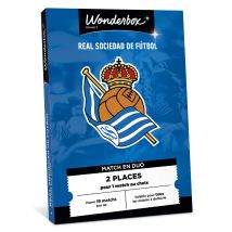 Wonderbox Real Sociedad - Match en duo - Idée cadeau 2 places pour 1 match au choix Parmi 22 matchs par an Dans le stade mythique de San Sebastian