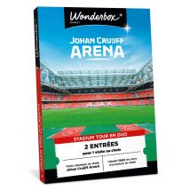 Wonderbox JC Arena - Stadium Tour - Idée cadeau 2 entrées pour 1 visite au choix Valable tous les jours d'ouverture du stade