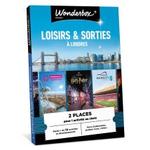 Wonderbox Loisirs & Sorties à Londres - Journée en duo - Idée cadeau 2 places pour 1 activité au choix Parmi + de 10 activités au choix à Londres