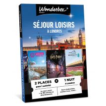 Wonderbox Loisirs & Sorties à Londres - Activité et nuit pour 2 - Idée cadeau 2 places pour 1 activité au choix 1 nuit d'hôtel à Londres