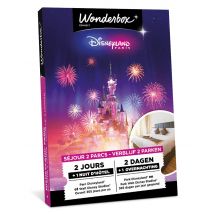 Wonderbox Disneyland Paris - 2 dagen/2 parken/1 nacht - Geschenkideeën toegangstickets voor 2 dagen in 2 parken van disneyland paris + 1 overnachting 