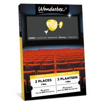 Wonderbox Cinema Pathe - 2 tickets - Geschenkideeën tickets voor een filmvertoning in een pathé cinema: euroscoop, siniscoop, pathé ... voor 2 