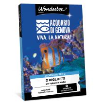 Acquario di Genova - Biglietti 2 biglietti per l’Acquario di Genova + 2 biglietti per il Fantacinema Valido tutti i giorni di apertura dell'Acquario e
