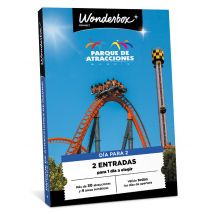 Wonderbox Parque de Atracciones Cofre y Caja Regalo ENTERTAINMENT - Ideas de regalos originales 2 entradas en el parque