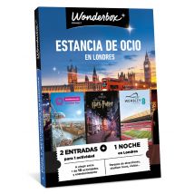 Wonderbox Estancia de ocio en Londres Cofre y Caja Regalo ENTERTAINMENT - Ideas de regalos originales 1, 2, 3 o 4 entradas para 1 actividad a elegir +