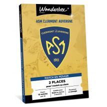Wonderbox ASM Clermont - Match en pesage - Idée cadeau 2 places pour 1 match au choix Placement en pesage Parmi 15 matchs par an, valable pour tous 