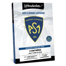 Wonderbox ASM Clermont - Stadium Tour - Idée cadeau 2 entrées pour une visite au choix Visite d'ASM Expérience - Musée interactif de l'ASM Clermont 
