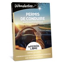 Wonderbox Permis boîte automatique - Idée cadeau Une préparation au permis de conduire sur boite automatique avec lePERMISLIBRE Préparation au code en