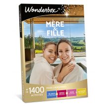 Wonderbox Mère et fille - Idée cadeau Pour 2 personnes Séjour évasion, repas gourmand, soin du corps, massage, balade à vélo...