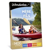 Wonderbox Mère et fils - Idée cadeau Pour 2 personnes Séjour de charme, repas gourmand, session de quiz room, balade à cheval...