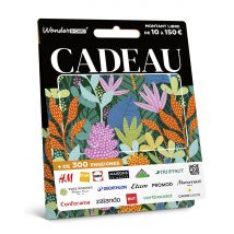 Wonderbox - Carte Cadeau Multi Enseignes Illustrations - De 10€ à 150€ - Valable dans + de 300 enseignes (H&M, IKEA, Fnac, Darty, Sephora, etc)