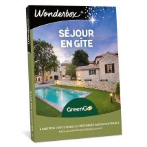 Wonderbox Séjour en gîte - Idée cadeau Un cadeau pour se mettre au vert ! Un bon pour un séjour de 159,90€