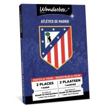 Wonderbox Atlético de Madrid - Wedstrijd & Tour - 2 tickets - Geschenkideeën tickets voor een thuiswedstrijd van atlético de madrid + een bezoek aan 