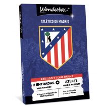Wonderbox Atlético de Madrid - 2 personas Cofre y Caja Regalo ENTERTAINMENT - Ideas de regalos originales 2 entradas para el mismo partido + 2 
