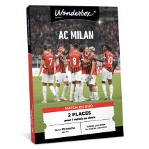 Wonderbox AC Milan - Match en duo - Idée cadeau 2 places pour 1 match au choix Parmi 22 matchs par an, valable pour tous les matchs à domicile