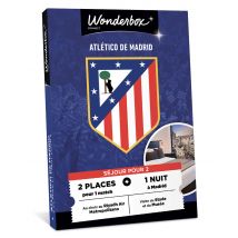 Wonderbox Atletico de Madrid - Séjour pour 2 - Idée cadeau 2 places pour 1 match au choix 1 nuit pour 2 dans un hôtel à proximité Parmi 19 matchs par 