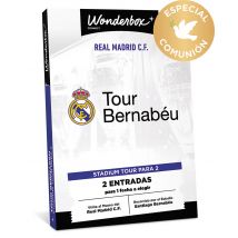 Wonderbox Especial Comunión: Real Madrid Tour Bernabéu - Classic Cofre y Caja Regalo ENTERTAINMENT - Ideas de regalos originales 1 visita al Museo y 