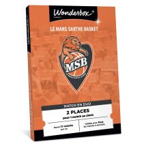 Wonderbox MSB Le Mans - Match en duo - Idée cadeau 2 places pour 1 match au choix Parmi 17 matchs par an, valable pour tous les matchs à domicile