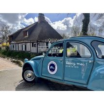Wonderbox Une journée de roadtrip en 2 CV sur la côte d'Albâtre - Idée cadeau Visitez la côte d’Albâtre, entre Dieppe et Veules-Les-Roses, dans le 