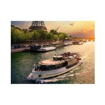Wonderbox Soirée & apéro avec champagne sur la Seine par Les Vedettes - Idée cadeau Profitez d'une croisière d'1h sur la Seine autour d'un verre dans 