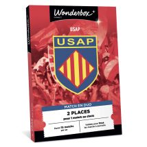 Wonderbox USAP Perpignan - Match en duo - Idée cadeau 2 places pour 1 match au choix Parmi 15 matchs par an, valable sur tous les matchs à domicile