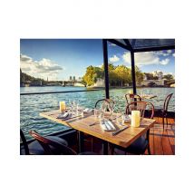 Wonderbox Déjeuner Croisière Sur La Seine - Idée cadeau Embarquez pour une expérience unique à bord d'une péniche parisienne, où vous découvrirez les 