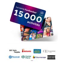 Carte Cadeau Multi Enseignes - La Carte Funbooker aux 15000 activités - De 10€ à 250€ - Valable dans + de 300 enseignes