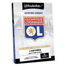 Wonderbox Olympique Lyonnais - Stadium Tour VIP en Duo - Idée cadeau 2 entrées pour une visite VIP au choix Visite VIP du Groupama et d'OL Le Musée 2 