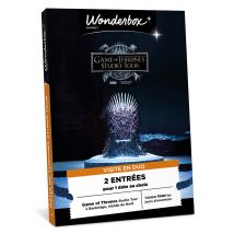 Wonderbox Game of Thrones Studio - Visite en duo - Idée cadeau 2 entrées pour 1 date au choix Valable tous les jours d'ouverture du parc