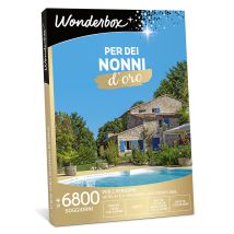 Wonderbox Per dei nonni d'oro - Cofanetti regalo 1 notte con colazione, con o senza cena o attività benessere, oppure 2 notti per 2 persone Hotel 4* e