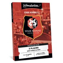 Wonderbox Stade Rennais - Match en duo - Idée cadeau 2 places pour 1 match au choix Parmi 17 matchs par an, valable pour tous les matchs à domicile