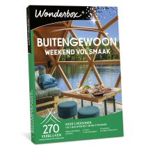 Wonderbox Buitengewoon - Weekend vol smaak - Geschenkideeën 1 of 2 nachten met ontbijt en diner voor 2 personen keuze uit originele verblijven -