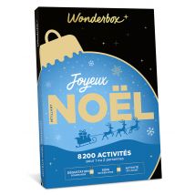 Wonderbox Joyeux Noël Pétillant - Coffret Cadeau -Idée cadeau noël Pour 1 ou 2 personnes Dégustation salée ou sucrée, massage*, soin du corps, accès 