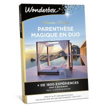 Wonderbox Parenthèse magique en duo - Idée cadeau Pour 2 personnes Séjour ou activité de prestige Hôtel 4* ou 5*, table gastronomique, rituel de soin 
