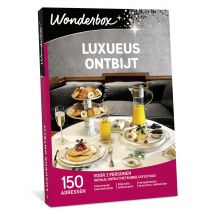 Wonderbox Luxueus ontbijt - Geschenkideeën een royaal ontbijt met bubbels of extra's voor 2 personen keuze uit hemelse ontbijten -