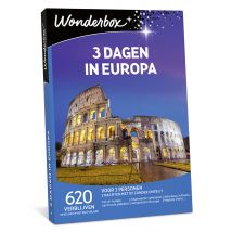 Wonderbox 3 dagen in Europa - Geschenkideeën 2 nachten met of zonder ontbijt voor 2 personen keuze uit fijne verblijven in europa -