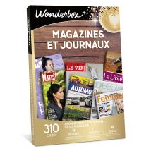 Wonderbox Tijdschriften en kranten - Geschenkideeën 1 abonnement op een tijdschrift of krant 340 diverse titels kies uw favoriet en ontvang het bij u 