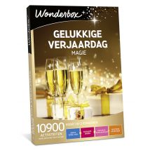 Wonderbox Gelukkige verjaardag - Magie - Geschenkideeën een verblijf of activiteit voor 1 of meer personen keuze uit unieke verblijven, diners,