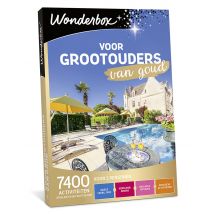 Wonderbox Voor grootouders van goud - Geschenkideeën een verblijf of activiteit voor 2 personen keuze uit diverse ervaringen: verblijf, gastronomie, 