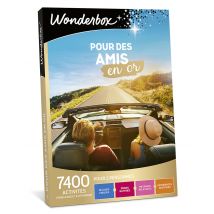 Wonderbox Pour des amis en or - Coffret Cadeau multithematic Idée cadeau 1 activité ou 1 séjour pour 2 personnes 4 800 expériences pour des amis en or