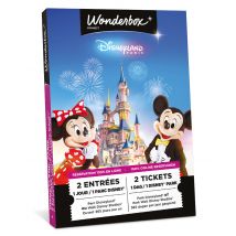 Wonderbox Disneyland Paris - 1 dag/1 park/2 tickets - Geschenkideeën toegangstickets voor 1 dag in 1 park van disneyland paris voor 2 personen -
