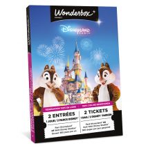 Wonderbox Disneyland Paris - 1 dag/2 parken/2 tickets - Geschenkideeën toegangstickets voor 1 dag in 2 parken van disneyland paris voor 2 personen -