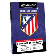 Wonderbox Atlético de Madrid - 2 personas Cofre y Caja Regalo ENTERTAINMENT - Ideas de regalos originales 2 entradas para el mismo partido + 2 