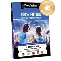 Wonderbox Especial Comunión: 100% Fútbol – Partidos y Stadium Tour Cofre y Caja Regalo ENTERTAINMENT - Ideas de regalos originales 2 entradas para 1 