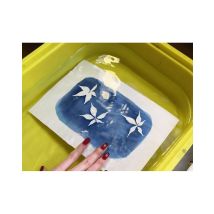 Wonderbox Atelier cyanotype à Paris 19ème - Idée cadeau Initiez-vous à la magie du cyanotype avec Delphine lors d’un atelier de 2 heures mêlant art et