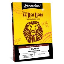 Wonderbox Le Roi Lion - Spectacle en duo - Idée cadeau 2 places pour 1 représentation au Théâtre Mogador Valable pour toutes les séances