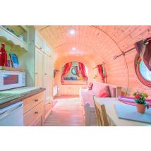 Wonderbox Séjour en roulotte proche d'Épinal - Idée cadeau Une nuit en roulotte viticole, Un petit déjeuner