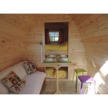 Wonderbox Séjour en "Pod finlandais" proche de Pontivy - Idée cadeau Une nuit en "cabane écoconçue finlandais", Un petit déjeuner